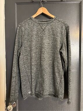 Free Country Men's Heather Gray Crewneck Sweater